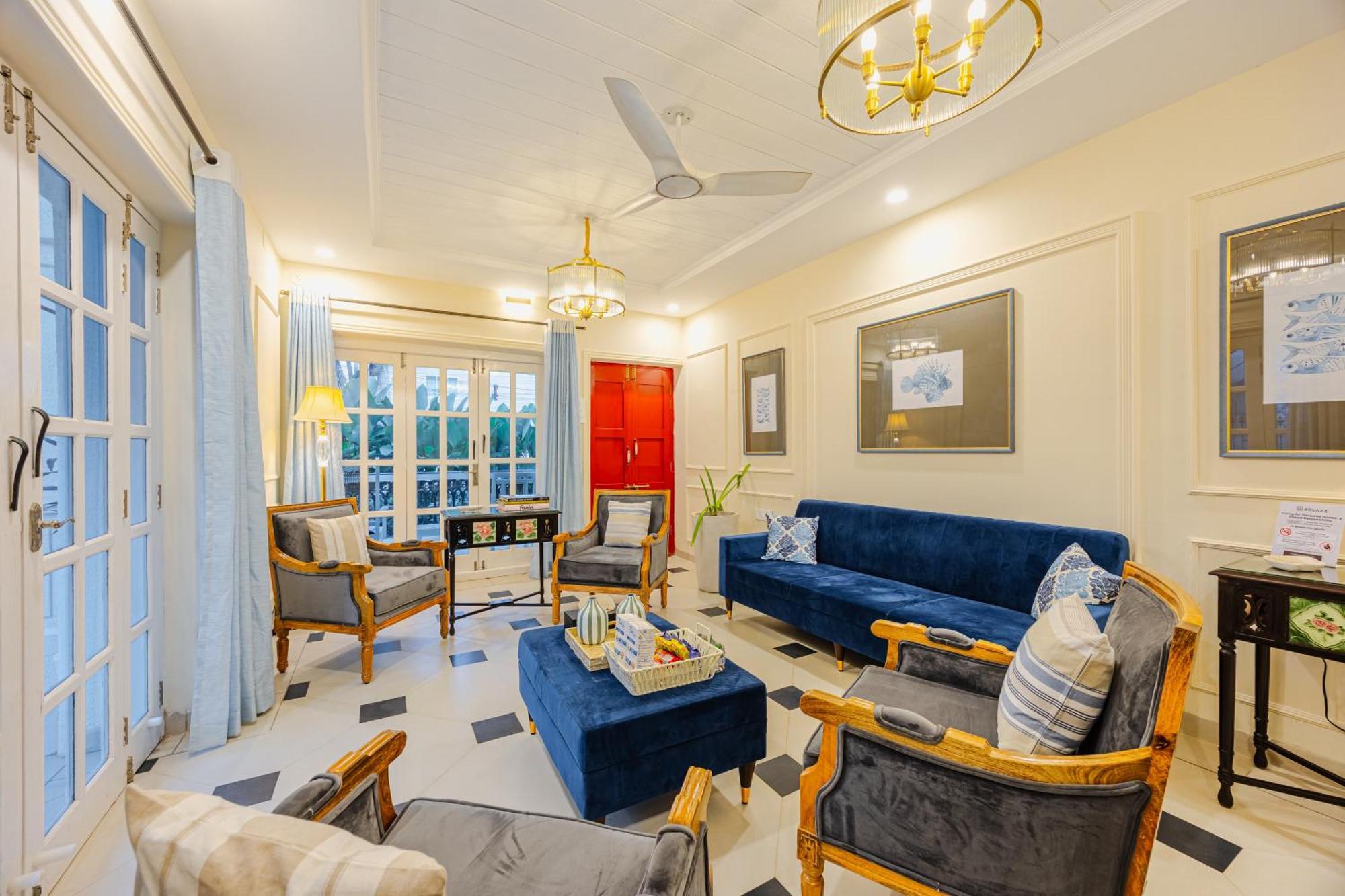 Villa Elivaas 4 Bhk Near With Private Pool & Bar - Casa Boa Vida Candolim